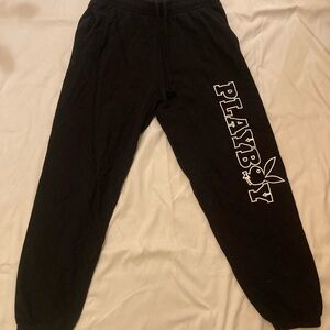 PLAYBOY Black Sweat Pants